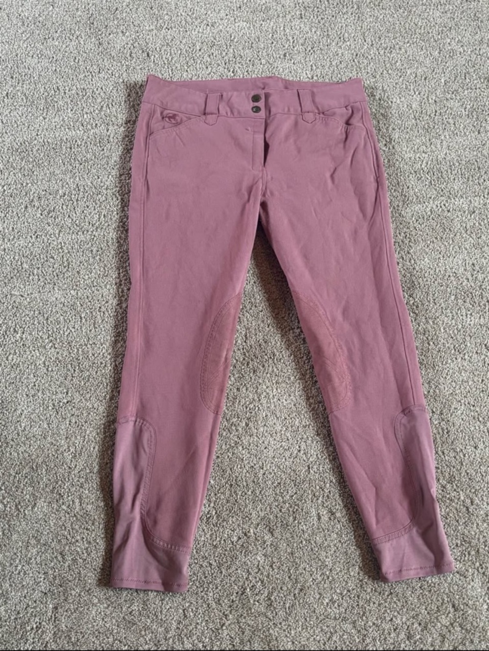 Smartpak Piper Evolution Breeches, mauve, 34L, like new